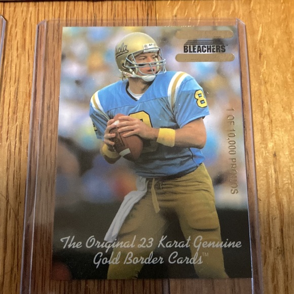 1993 Bleachers 23kt Gold Troy Aikman Card Set Limited Edition NFL - Picture 6 of 10